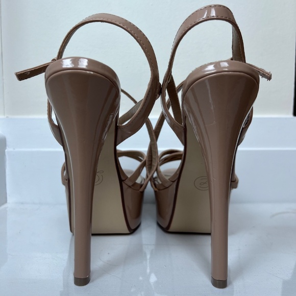 Chinese Laundry Women's Tippy Top Platform Nude Heels Size EU 40/US 9 (GUC) - Picture 9 of 12